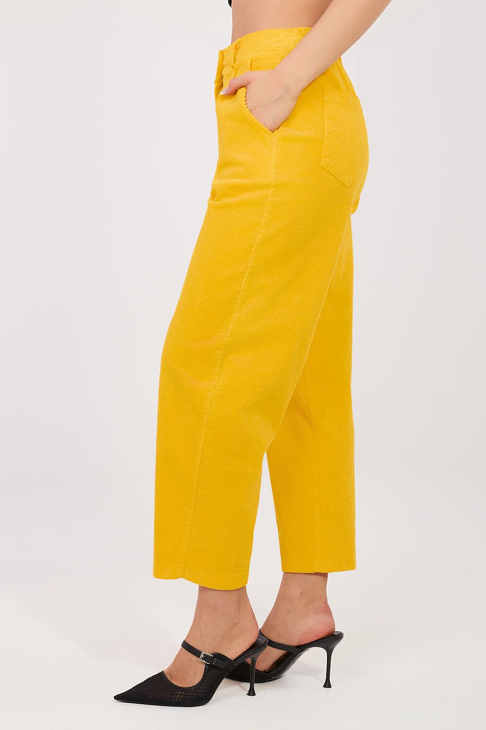  corduroy trousers model 225085 Rue Paris 
